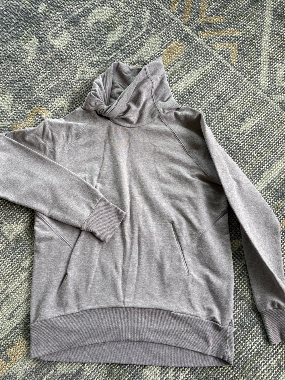 Zella Gray Cowl Neck Pullover Sweater